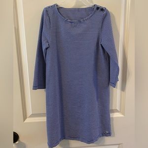 Vineyard Vines Girls Fine Line Stripe Tisbury Dress